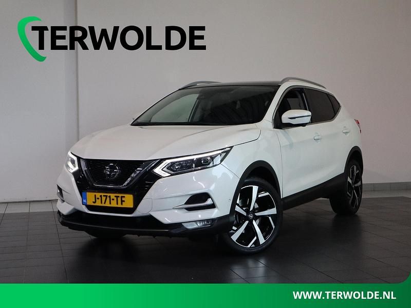 Wit Occasion 2021 Nissan Qashqai Tekna SUV | € 22.945 (Iets duurder) - Afbeelding 1/4