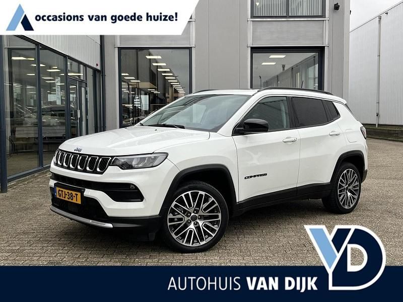 Wit Occasion 2022 Jeep Compass Limited SUV | € 24.400 (Eerlijke prijs) - Afbeelding 1/4
