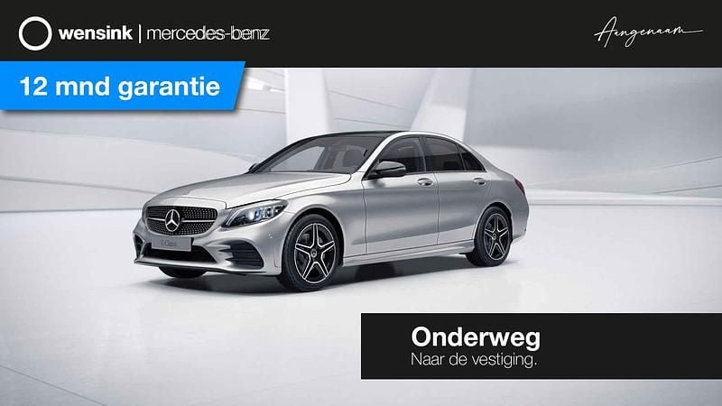Grijs Gebruikt 2018 Mercedes C180 Premium Sedan | € 30.850 (Duur) - Afbeelding 1/4