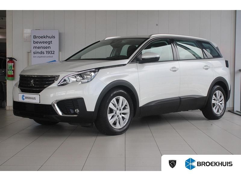 Wit Gebruikt 2018 Peugeot 5008 MPV | € 17.950 (Goede deal) - Afbeelding 1/4