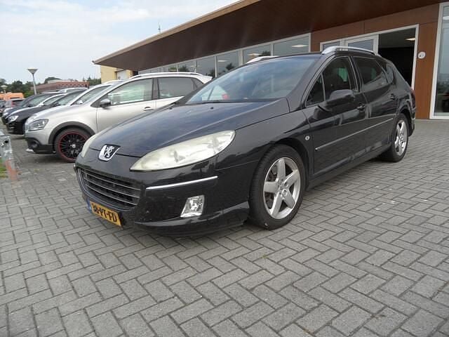 Zwart Gebruikt 2004 Peugeot 407 Stationwagen | € 1.500 (Eerlijke prijs) - Afbeelding 1/4