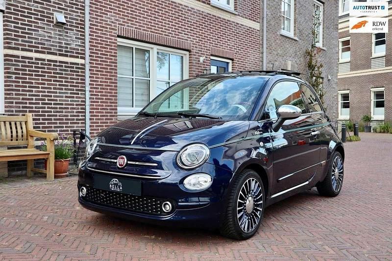 Blauw, metallic lak Gebruikt 2016 Fiat 500 Riva Hatchback | € 12.450 - Afbeelding 1/4