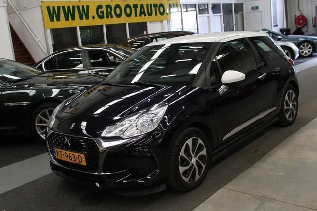 Blauw, metallic lak Gebruikt 2016 DS Automobiles DS3 Chic Hatchback | € 6.244 (Eerlijke prijs) - Afbeelding 1/4