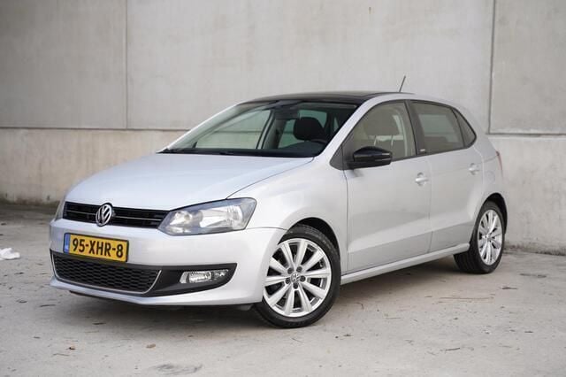 Grijs Gebruikt 2012 VW Polo Highline Hatchback | € 6.999 (Eerlijke prijs) - Afbeelding 1/4