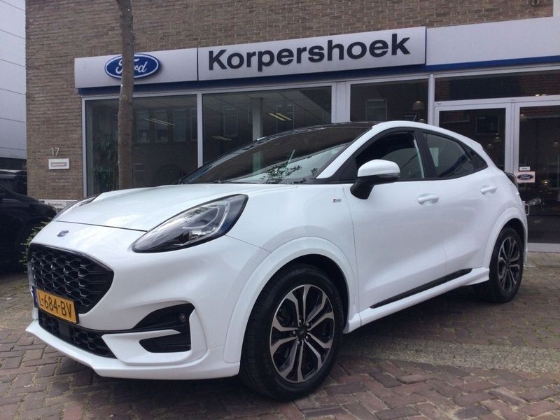 Wit Gebruikt 2021 Ford Puma ST-Line SUV | € 22.450 (Eerlijke prijs) - Afbeelding 1/4