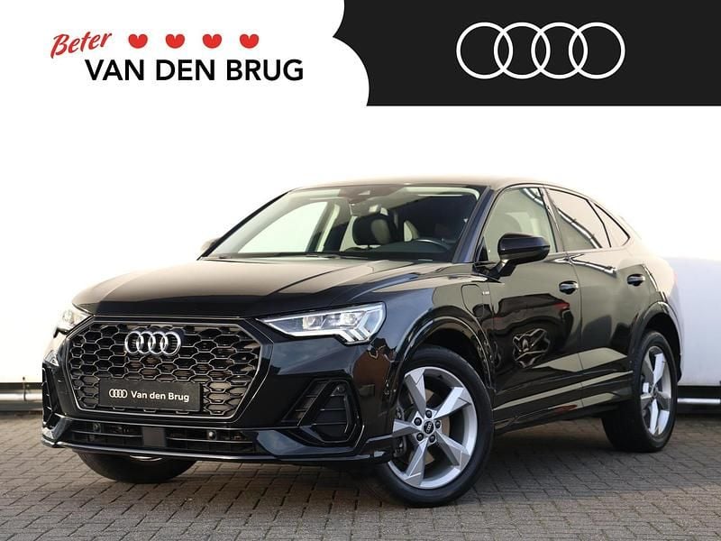 Zwart Gebruikt 2021 Audi Q3 Sportback S-Line SUV | € 33.800 (Super prijs) - Afbeelding 1/4