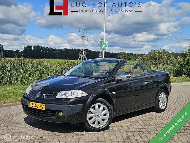 Zwart Occasion 2007 Renault Mégane Cabriolet Cabriolet | € 1.950 - Afbeelding 1/4