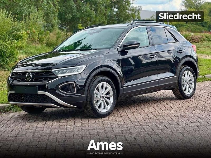 Zwart Nieuw 2025 VW T-Roc Edition SUV | € 34.995 (Duur) - Afbeelding 1/3