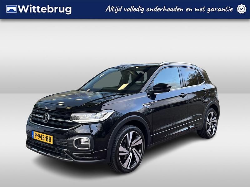 Zwart Gebruikt 2022 VW T-Cross R-line SUV | € 26.950 (Eerlijke prijs) - Afbeelding 1/2