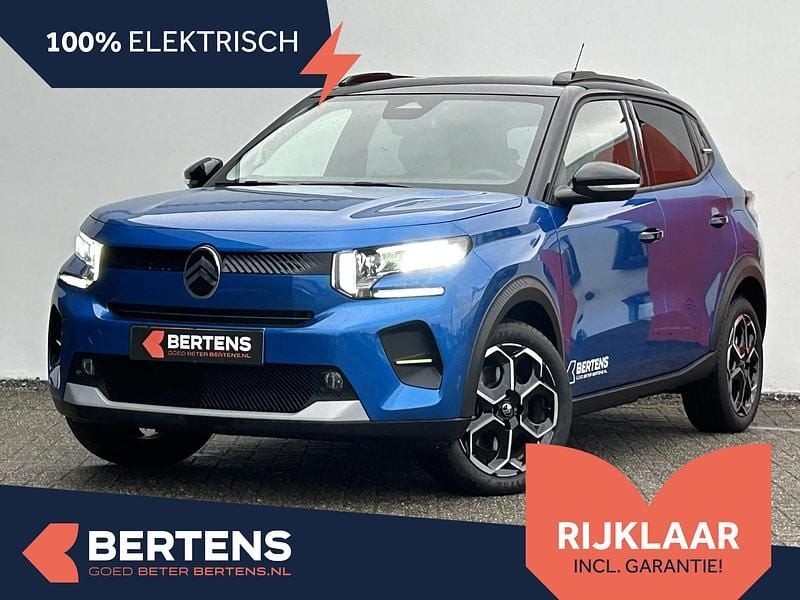 Blauw Nieuw 2025 Citroën e-C3 Comfort SUV | € 25.950 (Super prijs) - Afbeelding 1/4