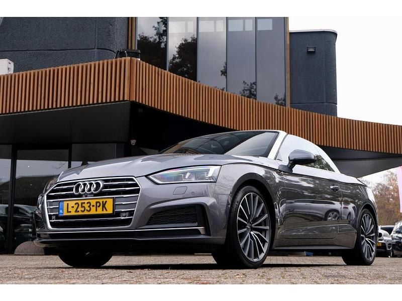 Grijs Gebruikt 2018 Audi A5 Cabriolet Design Cabriolet | € 27.950 (Super prijs) - Afbeelding 1/4