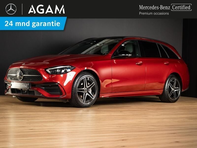 Rood Gebruikt 2022 Mercedes E300 AMG line Stationwagen | € 36.950 (Goede deal) - Afbeelding 1/4