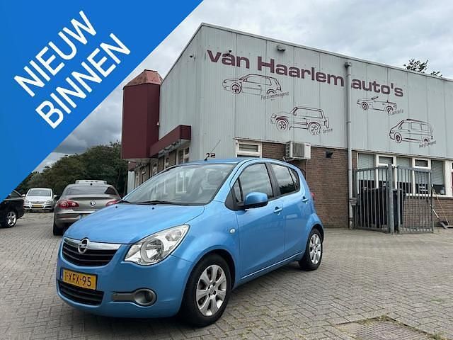 Blauw Gebruikt 2008 Opel Agila Enjoy Hatchback | € 2.650 (Eerlijke prijs) - Afbeelding 1/4