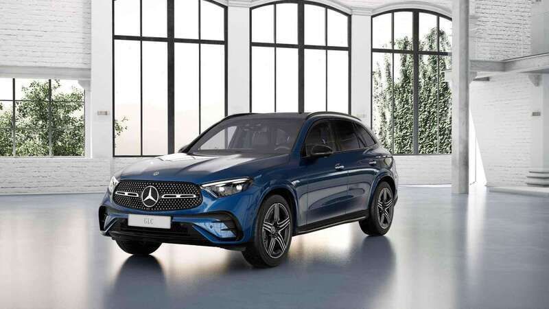 Blauw, metallic lak Nieuw 2024 Mercedes GLC300e Sport Edition SUV | € 89.051 (Iets duurder) - Afbeelding 1/4