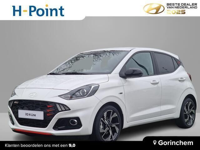 Wit Nieuw 2024 Hyundai i10 N Line Hatchback | € 23.790 (Eerlijke prijs) - Afbeelding 1/4