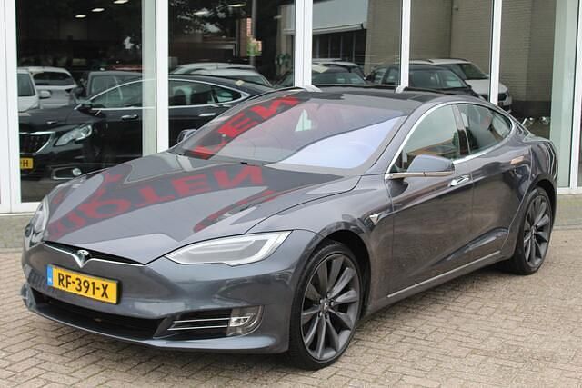 Grijs Gebruikt 2017 Tesla Model S Sedan | € 29.888 - Afbeelding 1/4