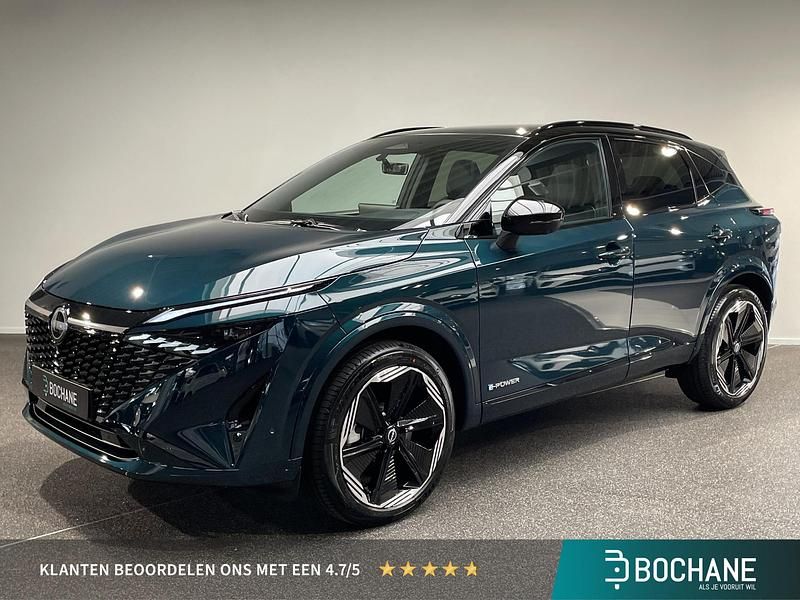 Zwart Nieuw 2025 Nissan Qashqai SUV | € 43.522 (Eerlijke prijs) - Afbeelding 1/4