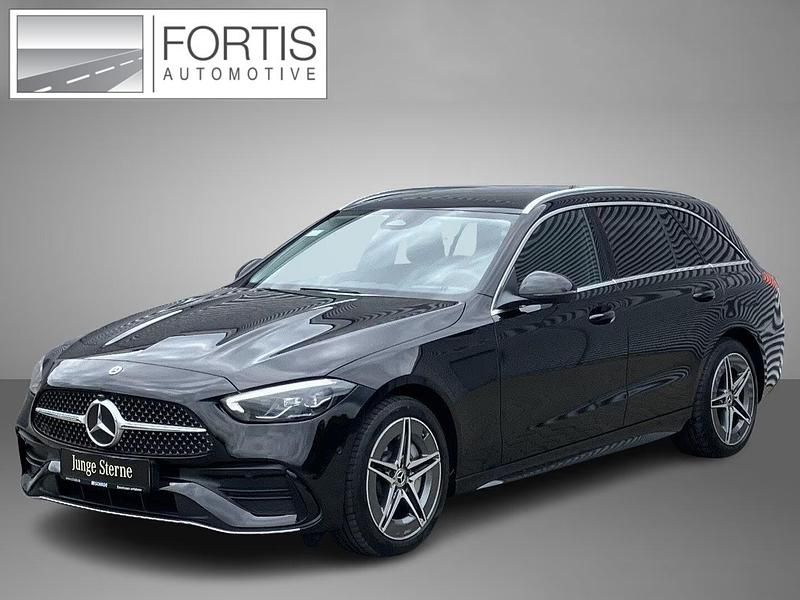 Zwart Gebruikt 2023 Mercedes C300 AMG Stationwagen | € 44.795 (Eerlijke prijs) - Afbeelding 1/4