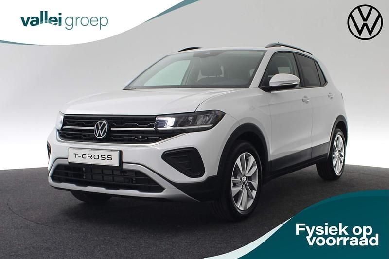 Wit Nieuw 2025 VW T-Cross Edition SUV | € 32.300 (Eerlijke prijs) - Afbeelding 1/4