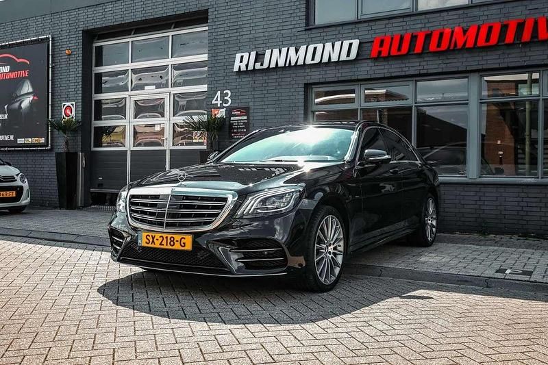 Zwart Gebruikt 2018 Mercedes S350 Premium Sedan | € 64.395 - Afbeelding 1/4