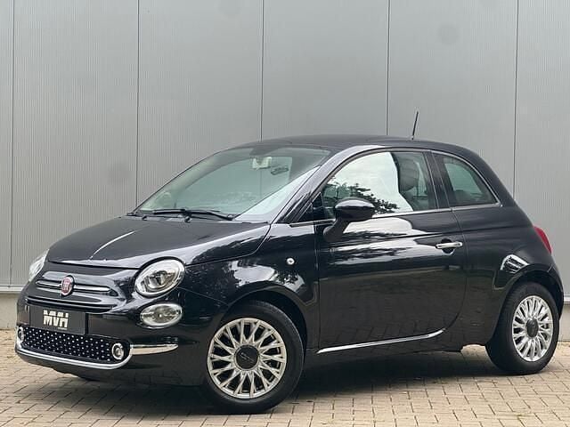 Zwart Gebruikt 2017 Fiat 500 Lounge Hatchback | € 8.850 (Eerlijke prijs) - Afbeelding 1/4