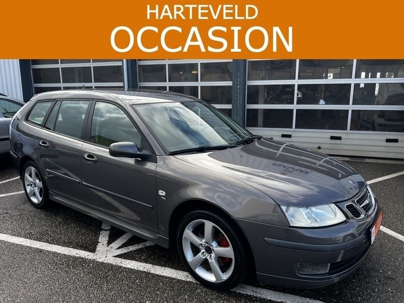 Grijs Gebruikt 2007 Saab 9-3 Vector Stationwagen | € 11.950 - Afbeelding 1/3