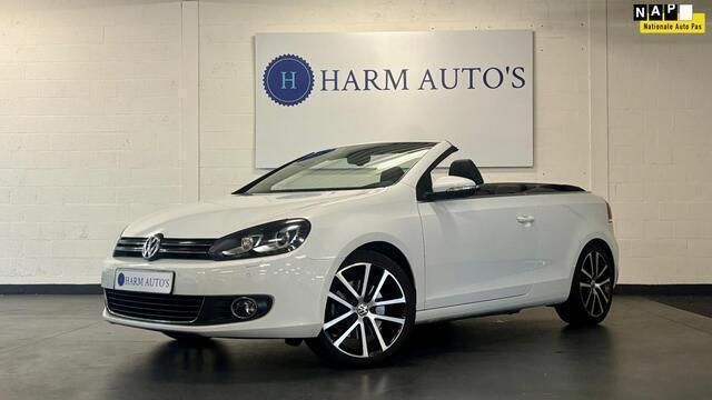 Wit Gebruikt 2012 VW Golf Cabriolet Exclusive Cabriolet | € 9.999 (Eerlijke prijs) - Afbeelding 1/4