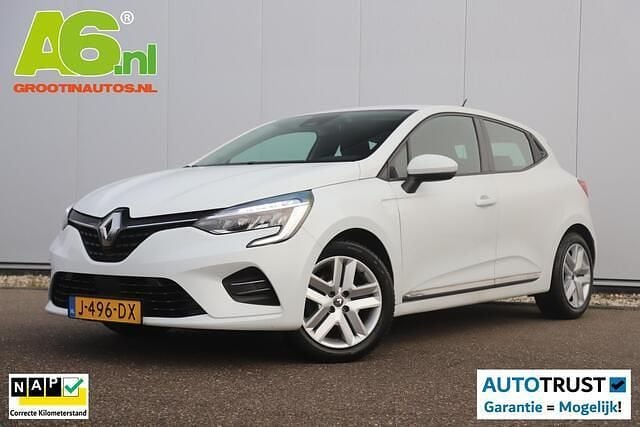 Wit Gebruikt 2020 Renault Clio V Zen Hatchback | € 11.900 - Afbeelding 1/4
