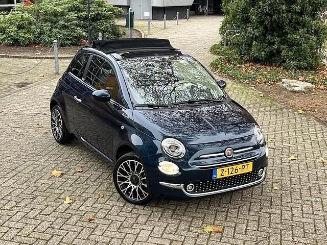 Blauw Gebruikt 2022 Fiat 500C Dolcevita Cabriolet | € 14.950 (Eerlijke prijs) - Afbeelding 1/4