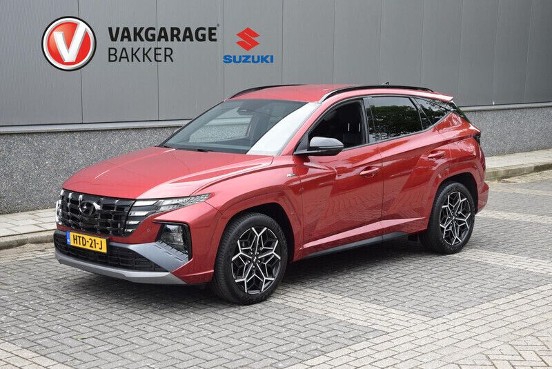 Rood Gebruikt 2021 Hyundai Tucson N Line SUV | € 27.900 (Super prijs) - Afbeelding 1/4