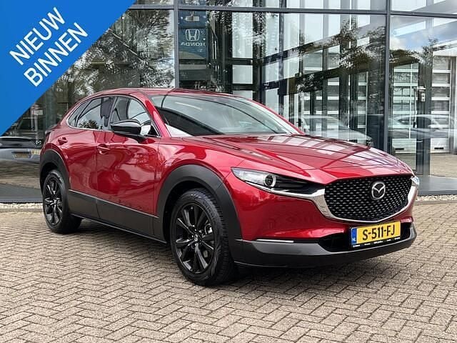Rood Occasion 2023 Mazda CX-30 Homura-Line SUV | € 27.439 (Eerlijke prijs) - Afbeelding 1/4