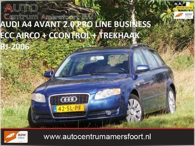 Blauw, metallic lak Gebruikt 2006 Audi A4 Business Stationwagen | € 1.699 - Afbeelding 1/4