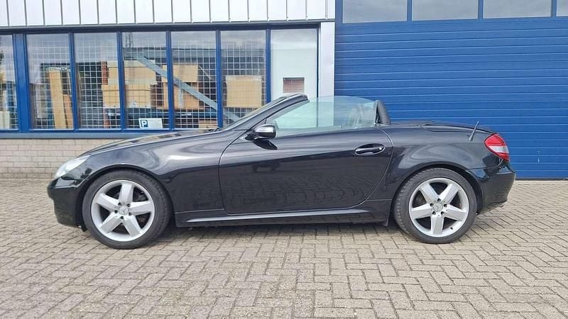 Zwart Gebruikt 2009 Mercedes SLK200 Edition Cabriolet | € 12.000 (Eerlijke prijs) - Afbeelding 1/4