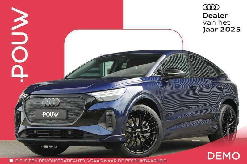 Blauw Gebruikt 2024 Audi Q4 Sportback e-tron Advanced SUV | € 47.900 (Eerlijke prijs) - Afbeelding 1/4