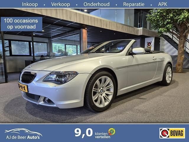 Grijs Gebruikt 2007 BMW 630 Cabriolet Basis Cabriolet | € 24.990 - Afbeelding 1/4