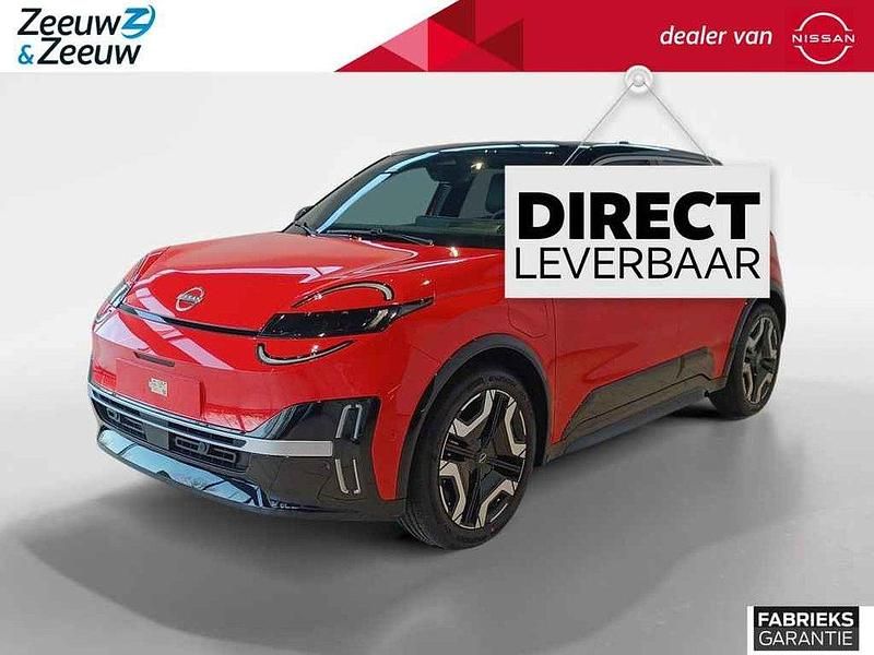 Rebel red (metallic) + black roof Nieuw 2026 Nissan Micra Evolve Hatchback | € 35.692 (Eerlijke prijs) - Afbeelding 1/4