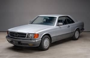 Zilver Gebruikt 1988 Mercedes 560 Coupé | € 39.800 - Afbeelding 1/4