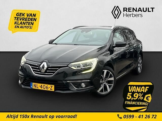 Occasion Renault Mégane GrandTour Bose Edition 132 PK (97 kW) 2017 Zwart Stationwagen