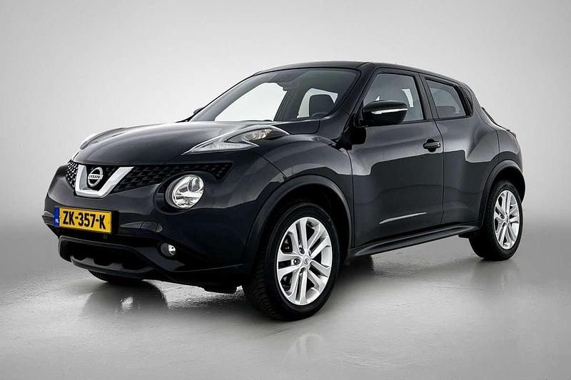 Zwart Gebruikt 2016 Nissan Juke Acenta SUV | € 8.995 (Eerlijke prijs) - Afbeelding 1/3