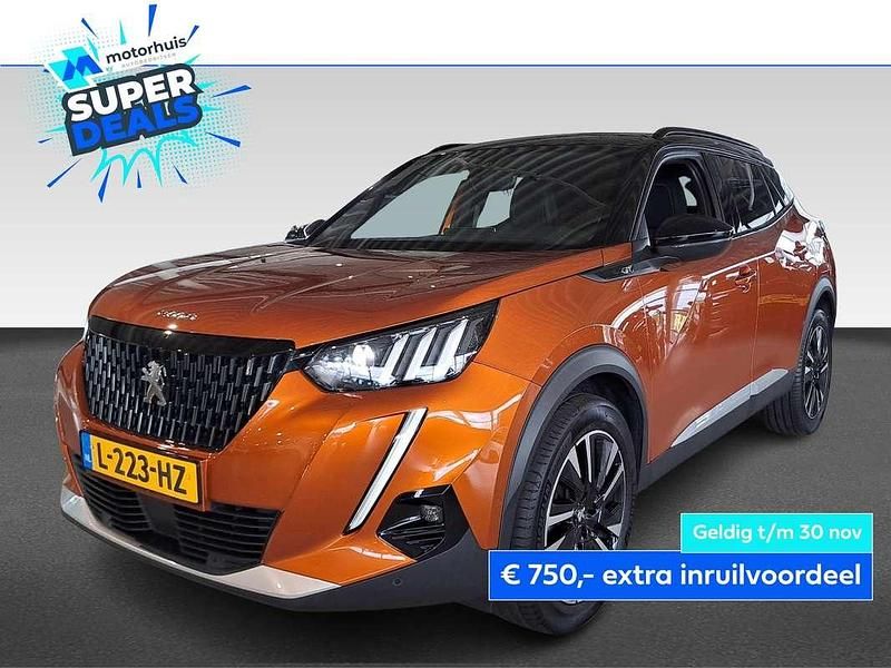 Oranje Gebruikt 2021 Peugeot 2008 GT SUV | € 18.930 (Eerlijke prijs) - Afbeelding 1/4