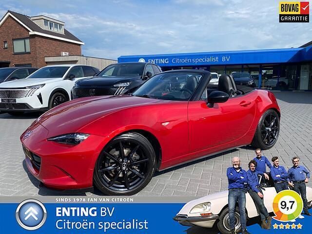Rood Gebruikt 2017 Mazda MX5 Cabriolet | € 19.900 (Eerlijke prijs) - Afbeelding 1/4