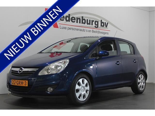 Blauw Gebruikt 2008 Opel Corsa Enjoy Hatchback | € 4.445 (Iets duurder) - Afbeelding 1/4
