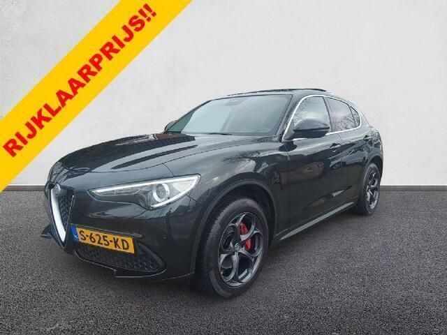 Zwart, metallic lak Gebruikt 2019 Alfa Romeo Stelvio Super SUV | € 36.888 (Eerlijke prijs) - Afbeelding 1/4