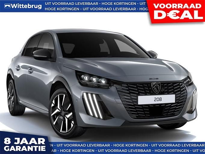 Nieuw Peugeot 208 GT 110 PK (80 kW) 2025 Grijs Hatchback