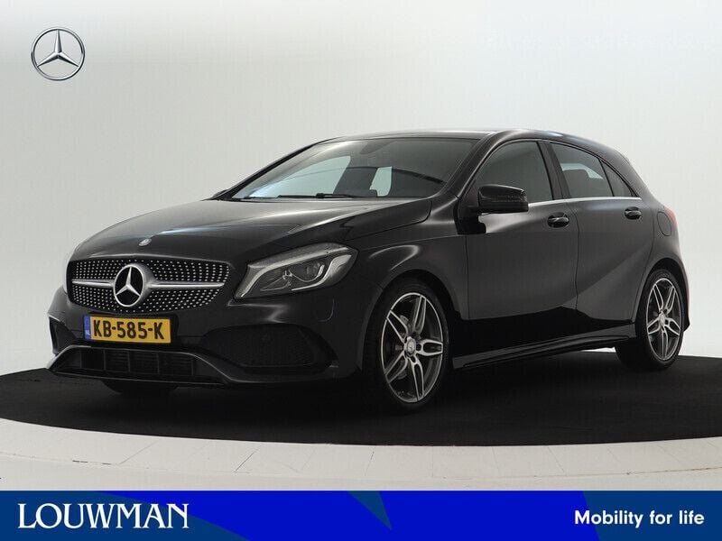 Zwart Gebruikt 2016 Mercedes A180 Ambition Hatchback | € 17.950 (Iets duurder) - Afbeelding 1/4