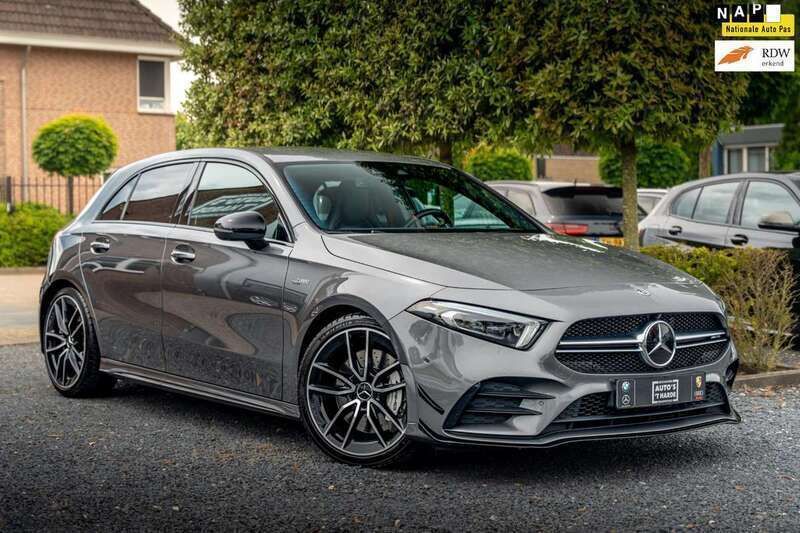 Grijs, metallic lak Gebruikt 2019 Mercedes A35 AMG AMG Hatchback | € 31.950 (Super prijs) - Afbeelding 1/4