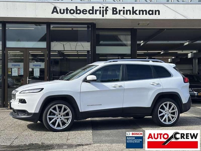 Wit Gebruikt 2014 Jeep Cherokee Limited SUV | € 16.950 - Afbeelding 1/4
