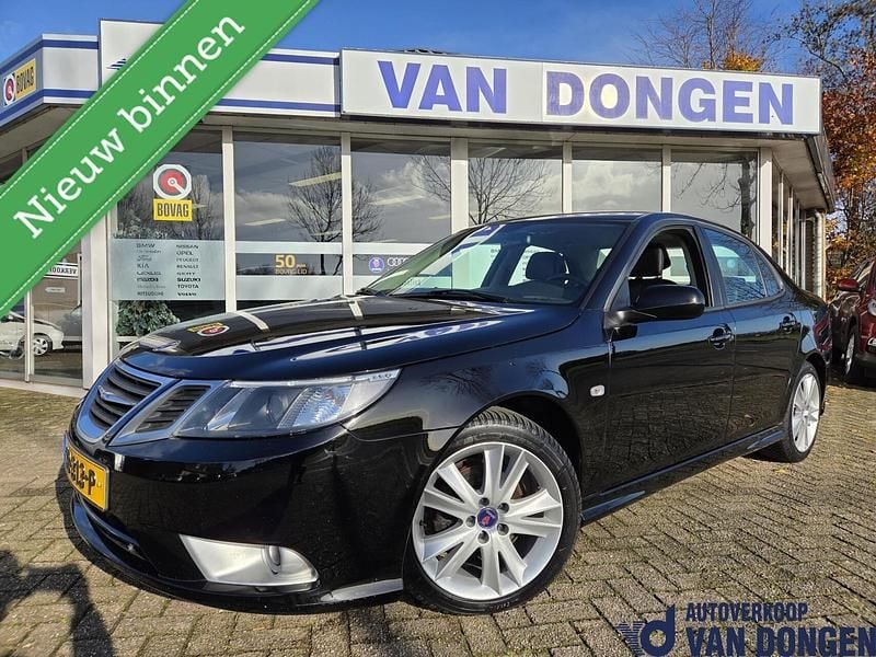 Zwart Gebruikt 2010 Saab 9-3 Vector Sedan | € 3.945 (Super prijs) - Afbeelding 1/4