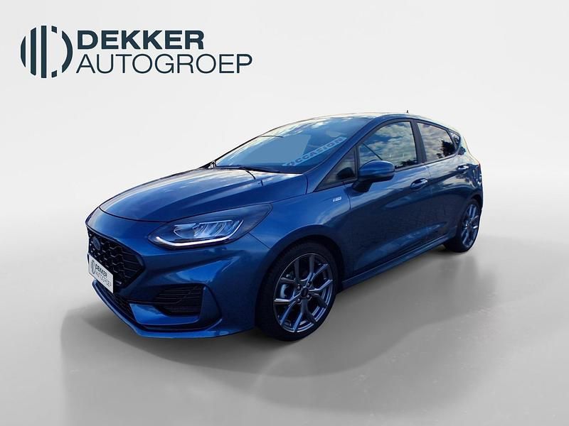Blauw Occasion 2023 Ford Fiesta ST-Line Hatchback | € 20.945 (Iets duurder) - Afbeelding 1/4