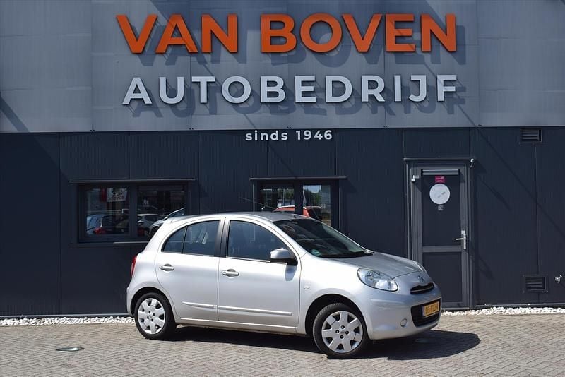 Grijs Gebruikt 2012 Nissan Micra Acenta Hatchback | € 5.950 (Eerlijke prijs) - Afbeelding 1/4